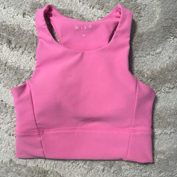 WILO Ribbed Longline Sports Bra - Picture 2 of 4